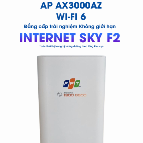 thiết bị wifi 6 ax3000az trong gói cước internet sky f2 của fpt