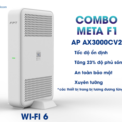 gói combo meta f1 được trang bị ap Ax3000Cv2 wifi 6