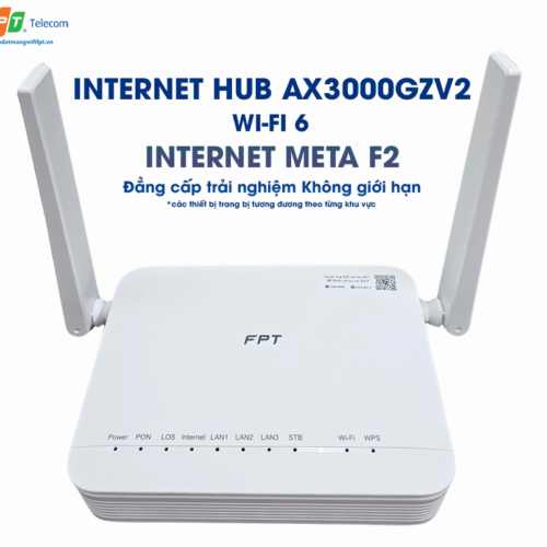 thiết bị wifi 6 ax3000gzv2 trong gói cước internet meta f2 của fpt