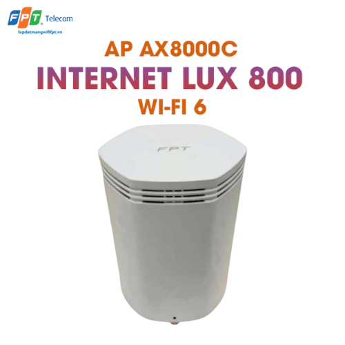 hình ảnh mặt trước AP ax8000c được trang bị khi khách hàng đăng ký dịch vụ internet Lux 800 của FPT