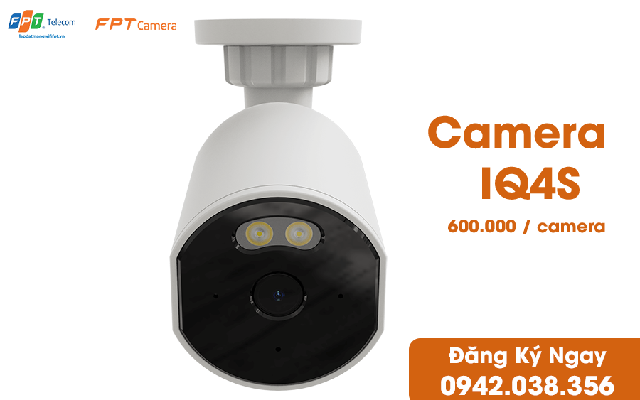 hình ảnh mặt trước của fpt camera iq 4s