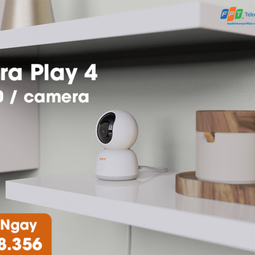 demo camera play 4 ở khu vực kệ trên cao, kết nối đa dụng