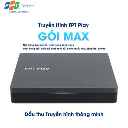 khi khách hàng đăng ký dịch vụ truyền hình FPT play gói max sẽ được tặng kèm đầu thu thông minh T650 hiện đại