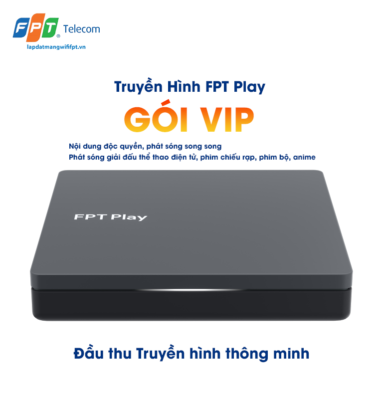 khi khách hàng đăng ký gói Vip dịch vụ truyền hình của FPT Play sẽ được trang bị đầu thu T650 mới nhất