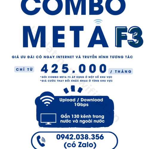 tốc độ download / upload lên 1gbps chỉ với 425.000 / tháng