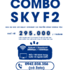 gói cước combo sky f2 ưu đãi gồm dịch vụ internet và truyền hình FPT chỉ từ 295.000 / tháng