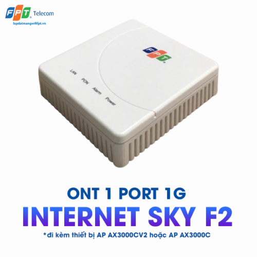 thiết bị ont 1 port 1 g trong gói cước internet sky f2