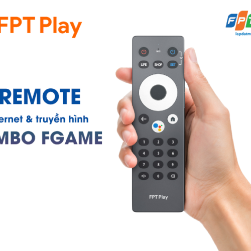 remote điều khiển fpt play ở gói cước combo fgame